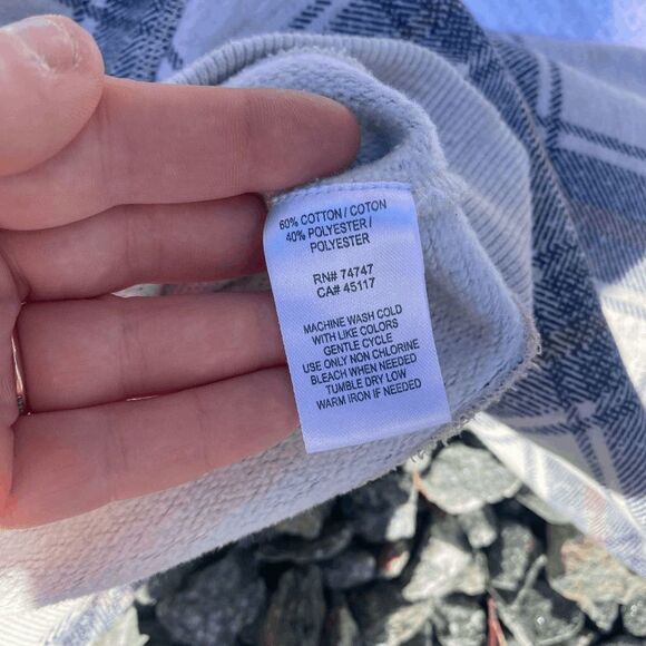 Natural Reflections Grey 1/4 Zip Mock Neck Pullover - Picture 8 of 8